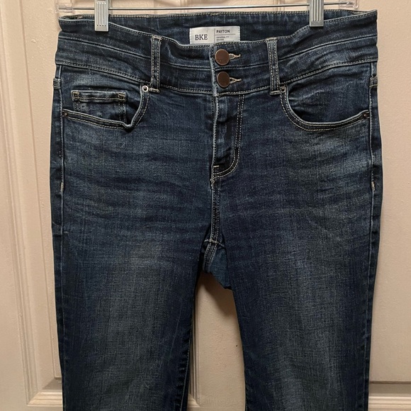 BKE Women’s Payton Universal Fit Mid Rise Tailored Bootcut Denim Jeans. Waist 30 - Picture 2 of 6